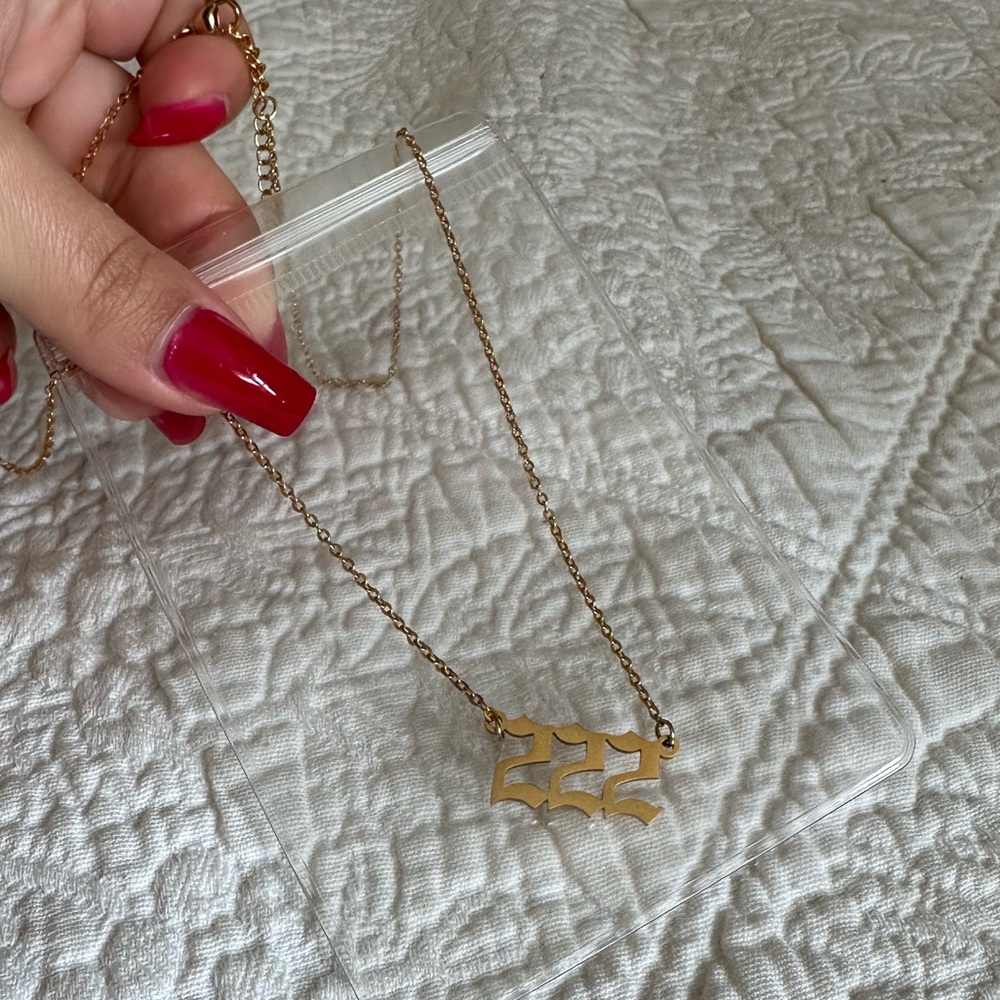 BRAND NEW ANGEL NUMBER 222 NECKLACE - Picture 6 of 6
